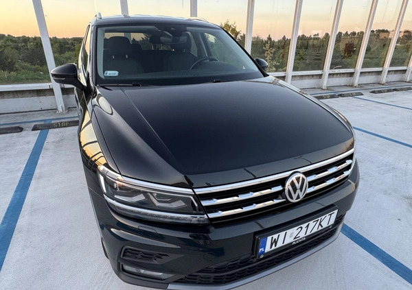 Volkswagen Tiguan cena 151500 przebieg: 102093, rok produkcji 2020 z Warszawa małe 191